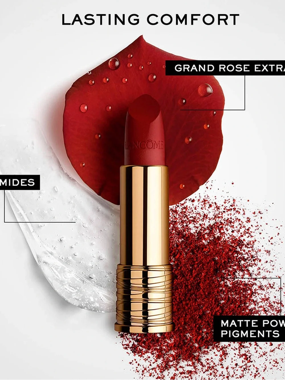 Lancôme Paris L'ABSOLU ROUGE DRAMA MATTE LIPSTICK in Shade 321 Rosemania 1.6gms